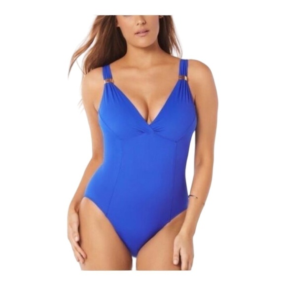 Amoressa Lapis Fandango One Piece Swimsuit NWOT - Picture 1 of 7
